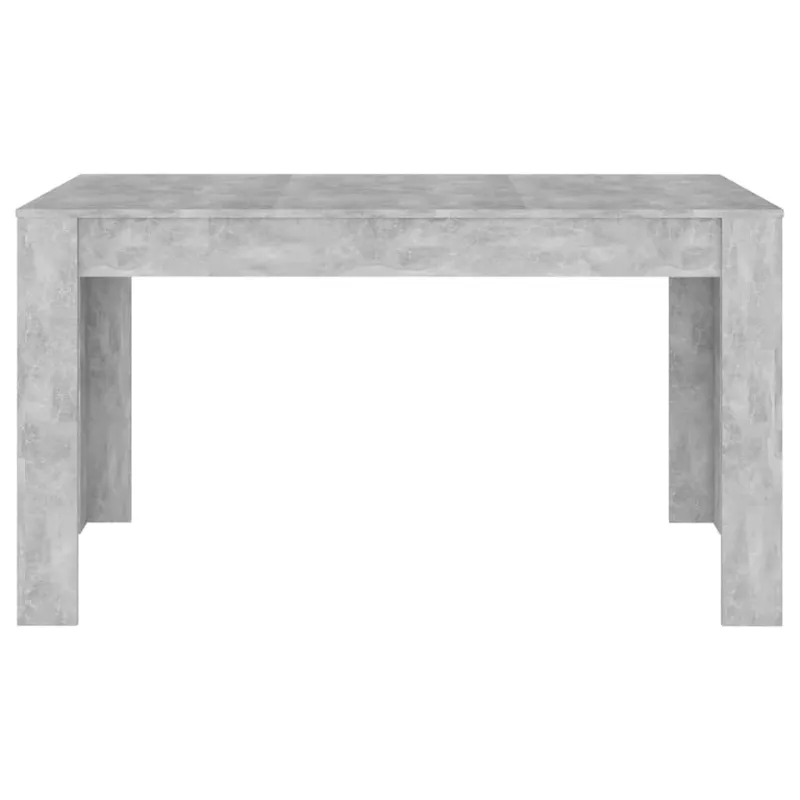 Valgomojo stalas, betono pilkos spalvos, 140x74,5x76cm, MDP