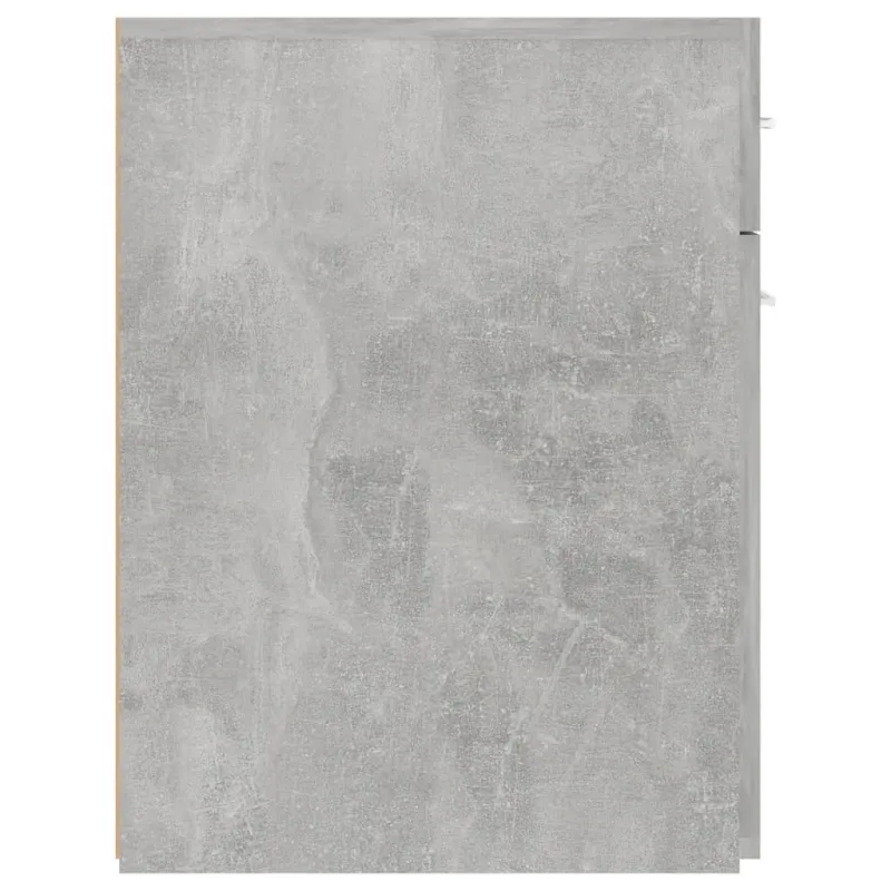 Vaistų spintelė, betono pilka, 20x45,5x60cm, apdirbta mediena