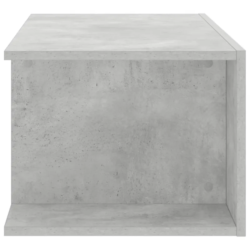 Tv spintelė su LED apšvietimu, betono pilka, 90x39x30cm