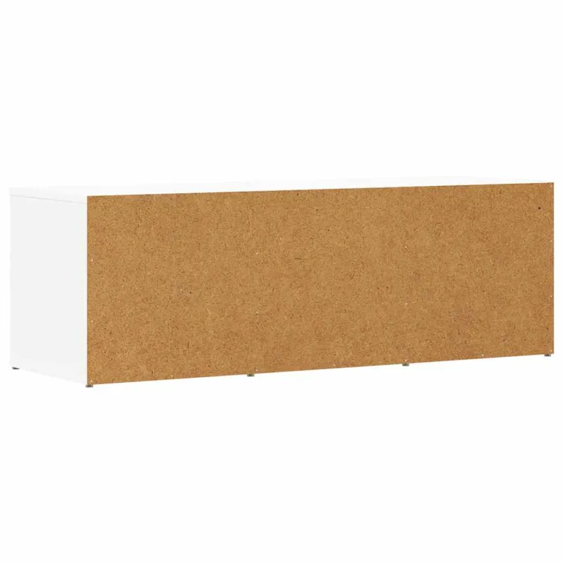 Spintelė batams-suoliukas, baltas, 105x35x35cm apdirbta mediena