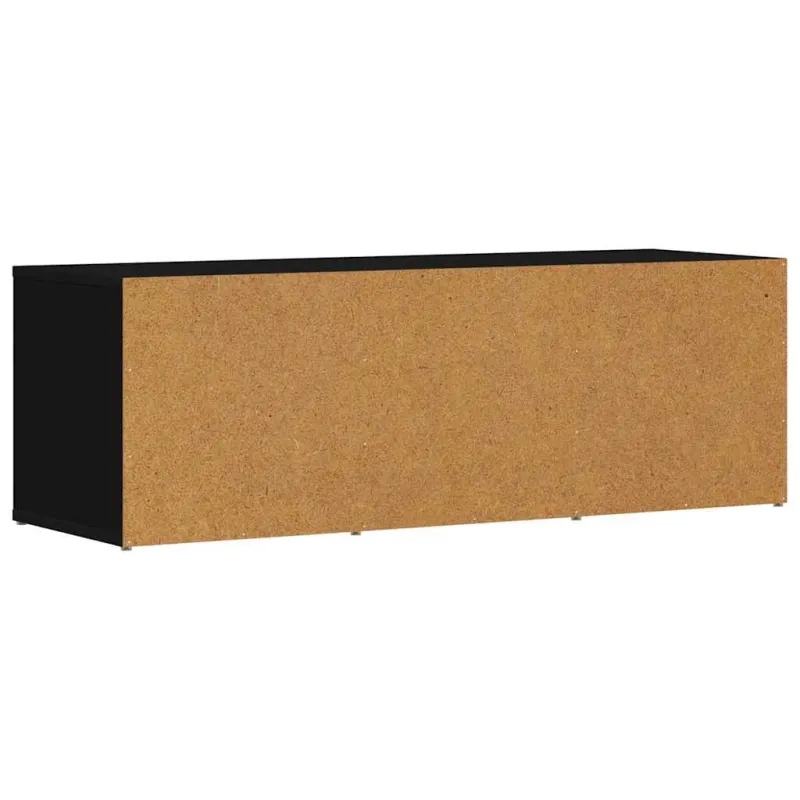 Spintelė batams-suoliukas, juodas, 105x35x35cm apdirbta mediena