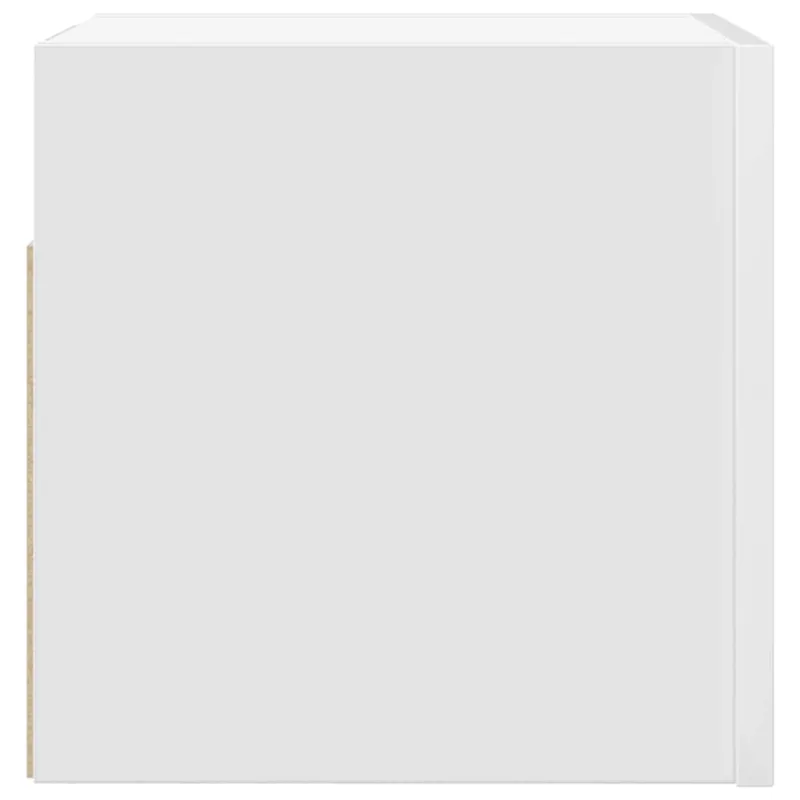 Sieninės televizoriaus spintelės, 4vnt., baltos, 30,5x30x30cm