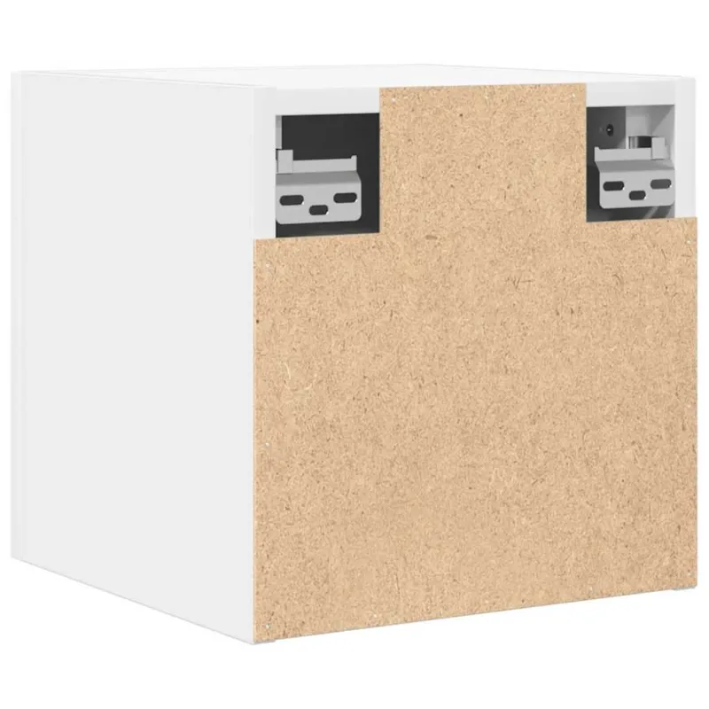 Sieninės televizoriaus spintelės, 4vnt., baltos, 30,5x30x30cm
