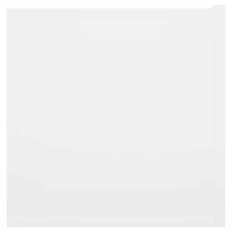 Pakabinamos televizoriaus spintelės, 3vnt., baltos, 60x30x30cm