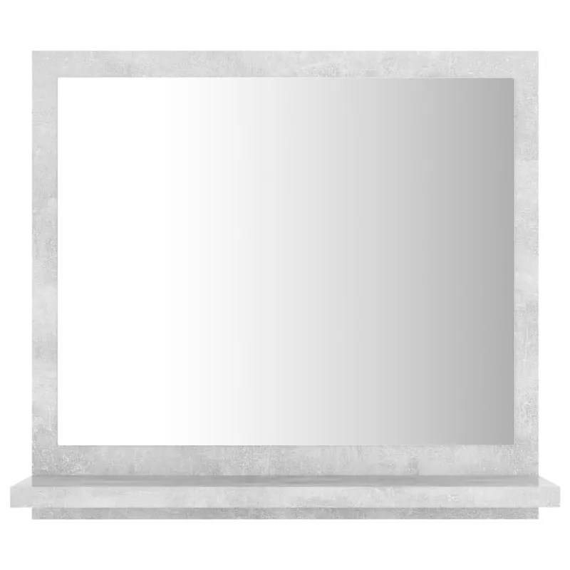 Vonios kambario veidrodis, betono, 40x10,5x37cm, mediena