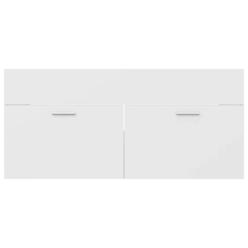 Spintelė praustuvui, balta, 100x38,5x46cm, apdirbta mediena