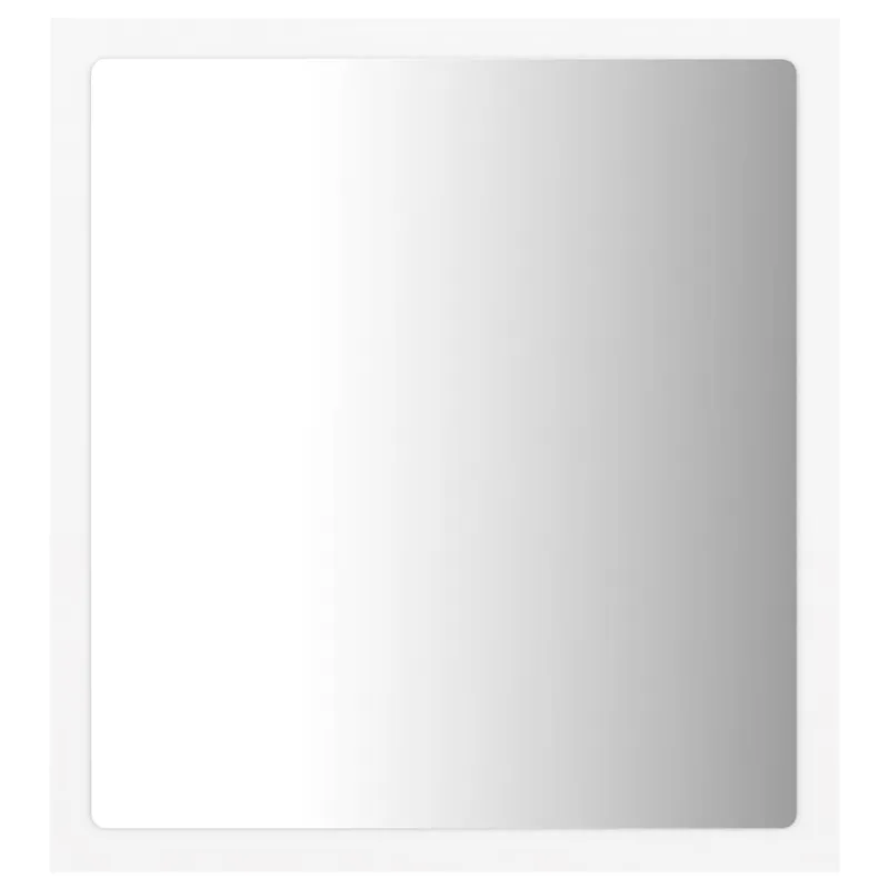 Vonios kambario LED veidrodis, baltas, 40x8,5x37cm, akrilas
