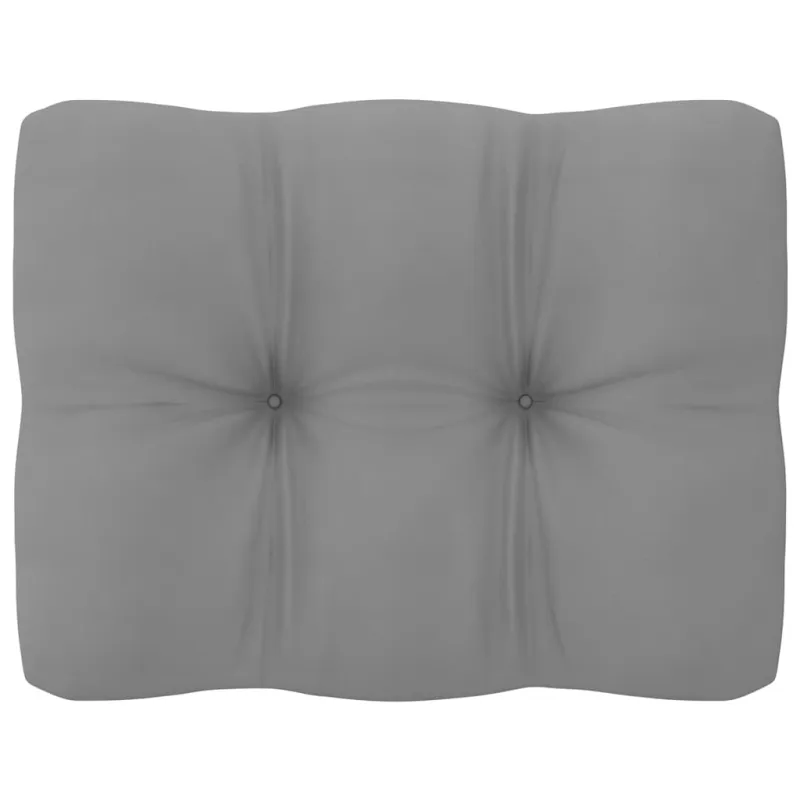Kampinė sodo sofa su pilkomis pagalvėlėmis, pušies masyvas
