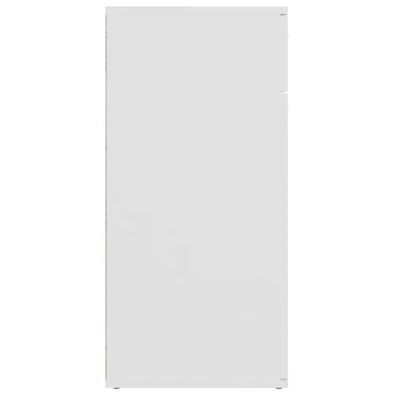 Šoninė spintelė, baltos spalvos, 80x36x75cm, MDP