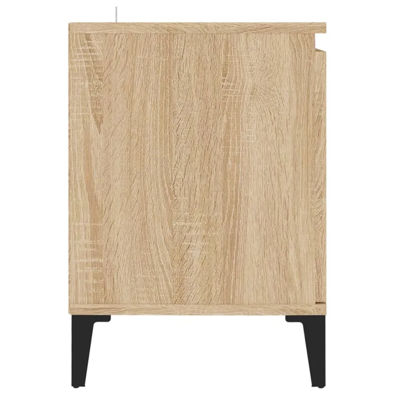TV spintelė su metalinėmis kojelėmis, ąžuolo, 103,5x35x50cm