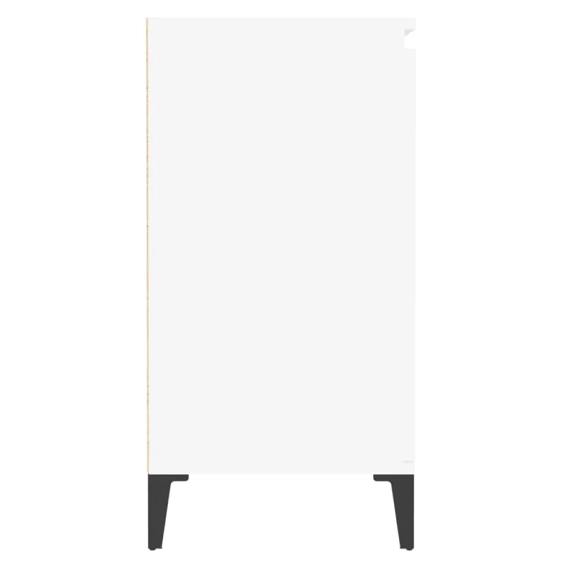 Šoninė spintelė, baltos spalvos, 60x35x70cm, apdirbta mediena