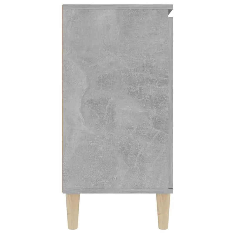 Šoninė spintelė, betono pilka, 101x35x70cm, apdirbta mediena