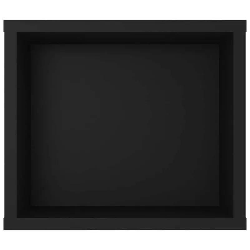 Pakabinama TV spintelė, juoda, 100x30x26,5cm, mediena