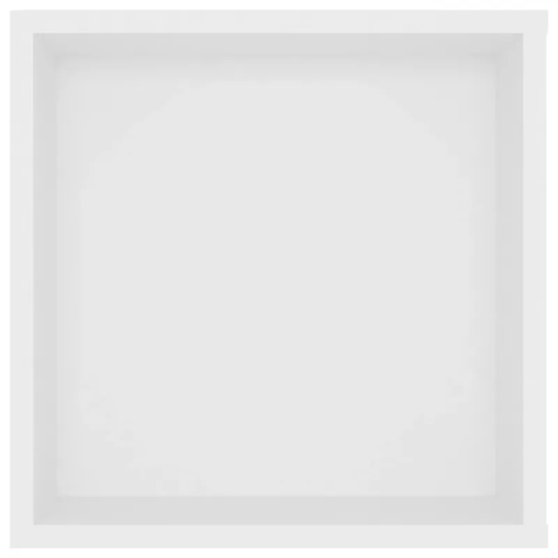 Sieninė TV spintelė, balta, 102x35x35cm, apdirbta mediena