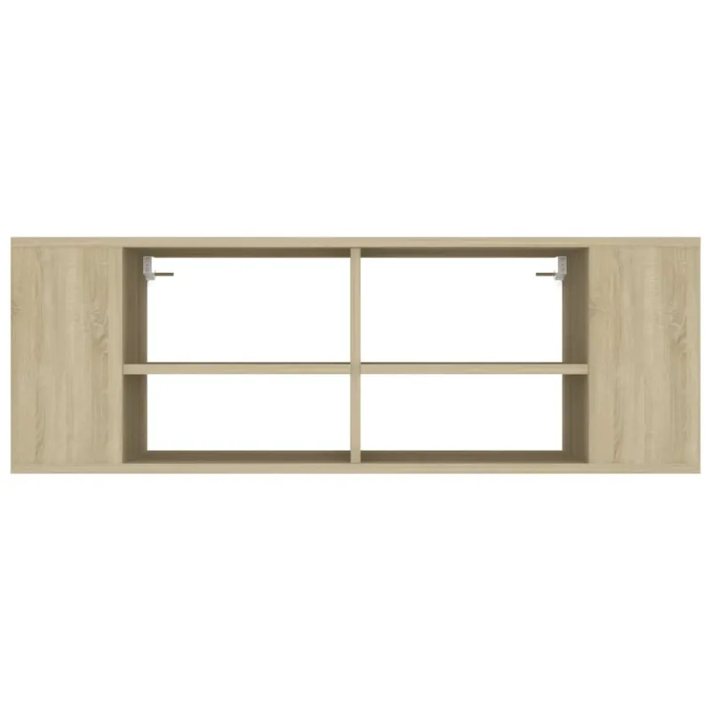 Sieninė TV spintelė, ąžuolo, 102x35x35cm, apdirbta mediena