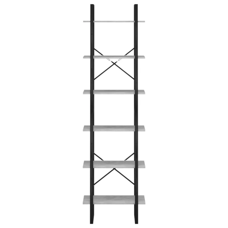 Sandėliavimo lentynos, 2vnt., pilkos, 60x30x210cm, mediena