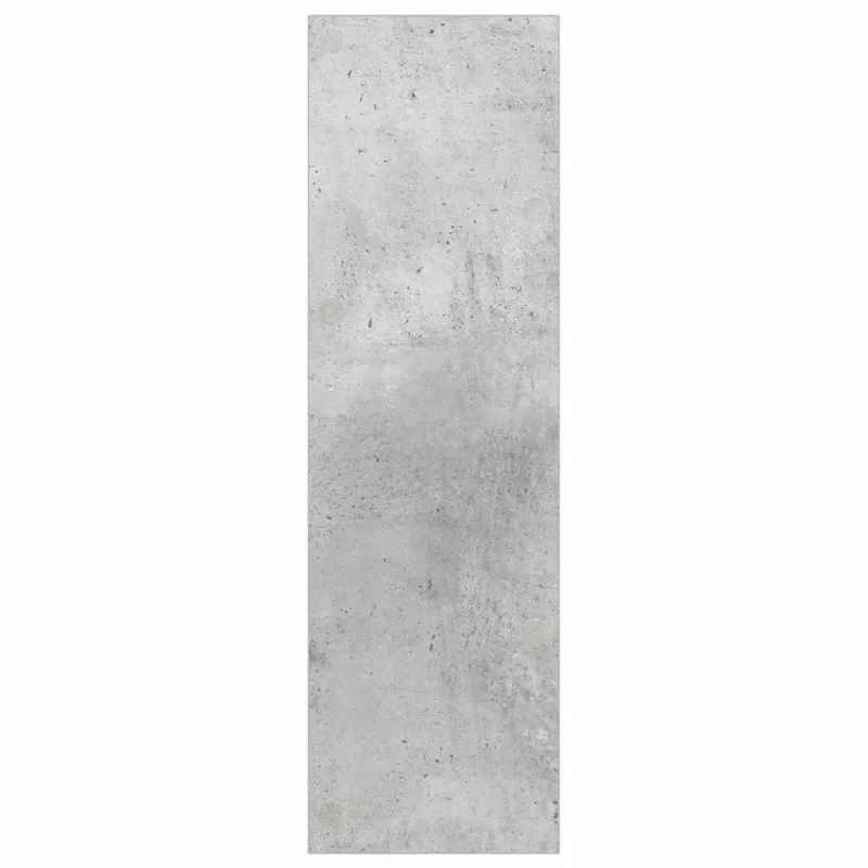 Sieninė spintelė batams, betono pilka, 80x18x60cm, mediena