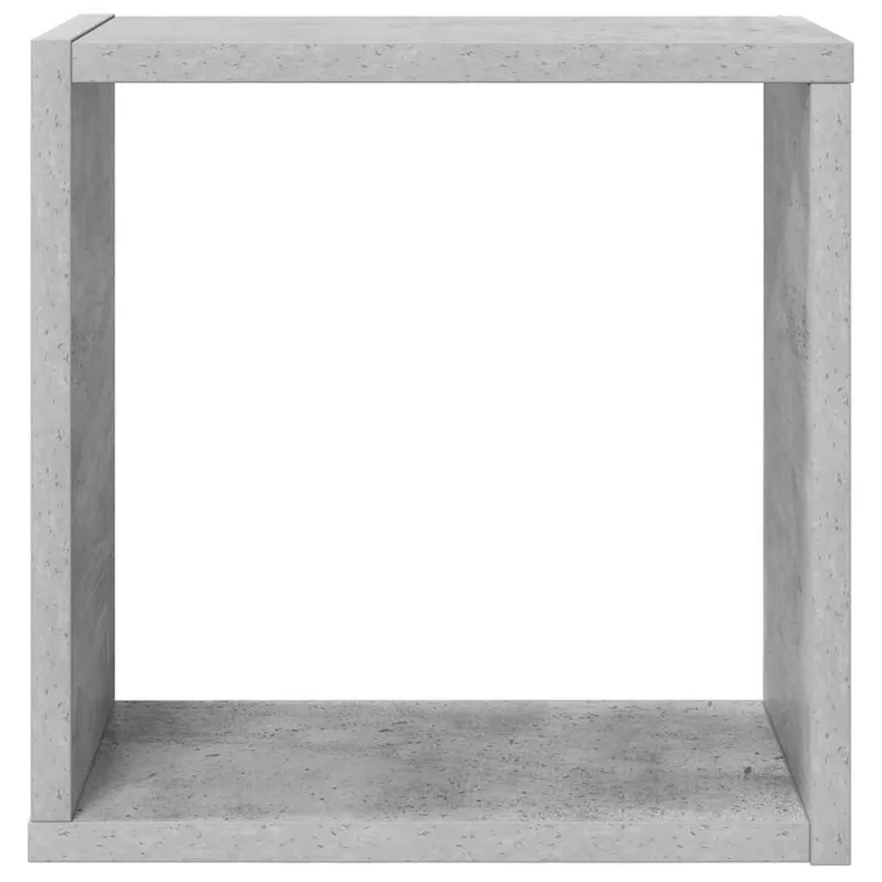 Sieninės lentynos, 4vnt., pilkos, 30x15x30cm, kubo formos