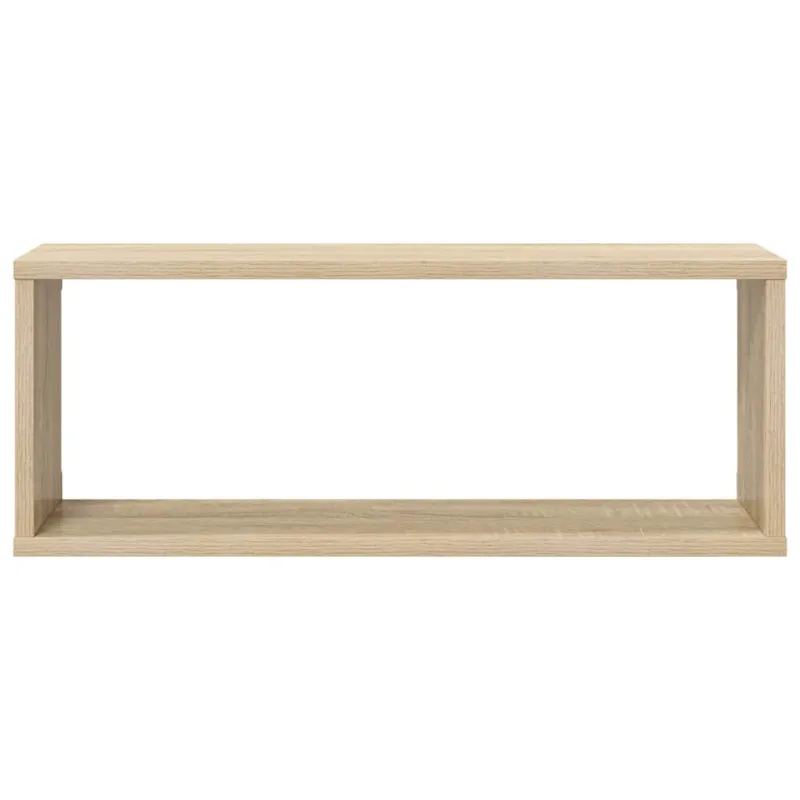 Sieninės lentynos, 6vnt., ąžuolo, 60x15x23cm, apdirbta mediena