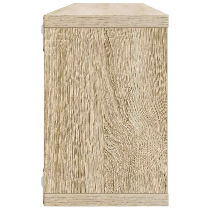 Sieninės lentynos, 6vnt., ąžuolo, 60x15x23cm, apdirbta mediena