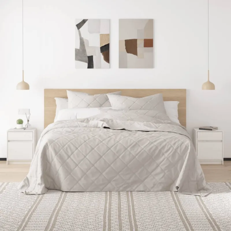 Naktinės spintelės, 2vnt., baltos, 40x31x50cm, pušies masyvas