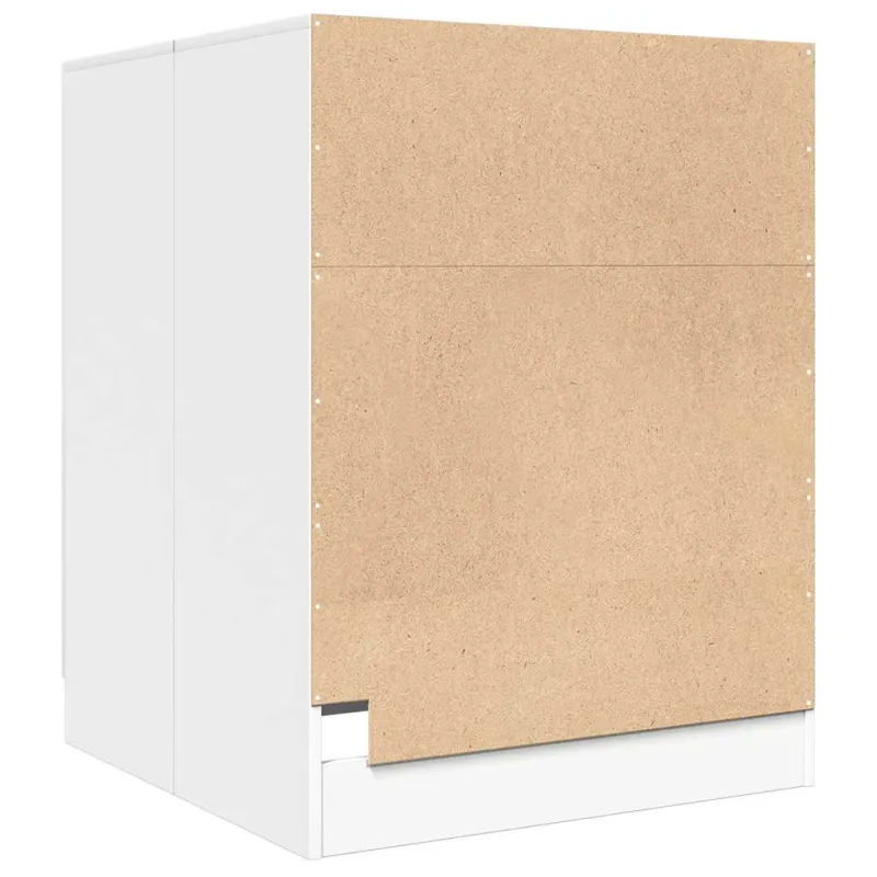 Skalbimo mašinos spintelė, baltos spalvos, 71x71,5x91,5cm