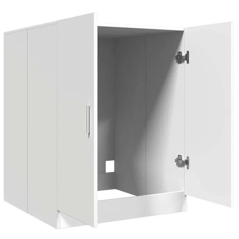 Skalbimo mašinos spintelė, baltos spalvos, 71x71,5x91,5cm
