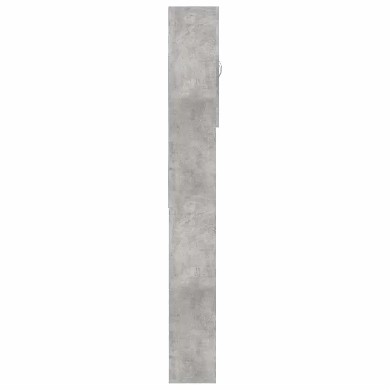 Skalbimo mašinos spintelė, betono pilkos spalvos, 64x25,5x190cm