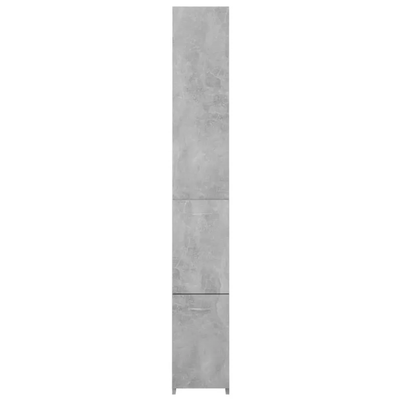 Vonios kambario spintelė, betono pilka, 25x26,5x170 cm