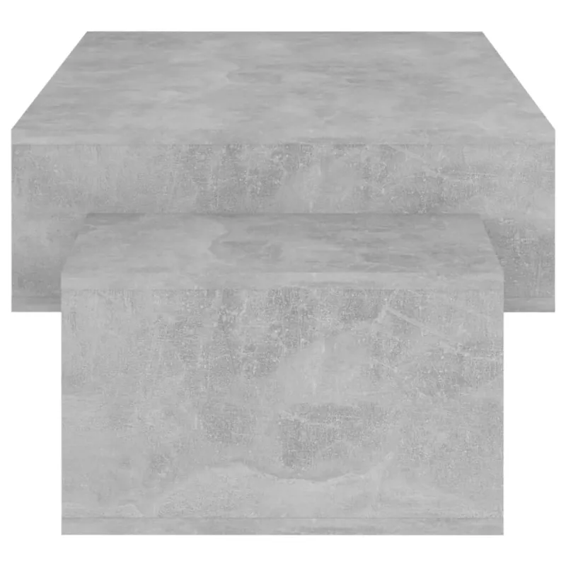 Kavos staliukas, betono pilkas, 105x55x32cm, apdirbta mediena