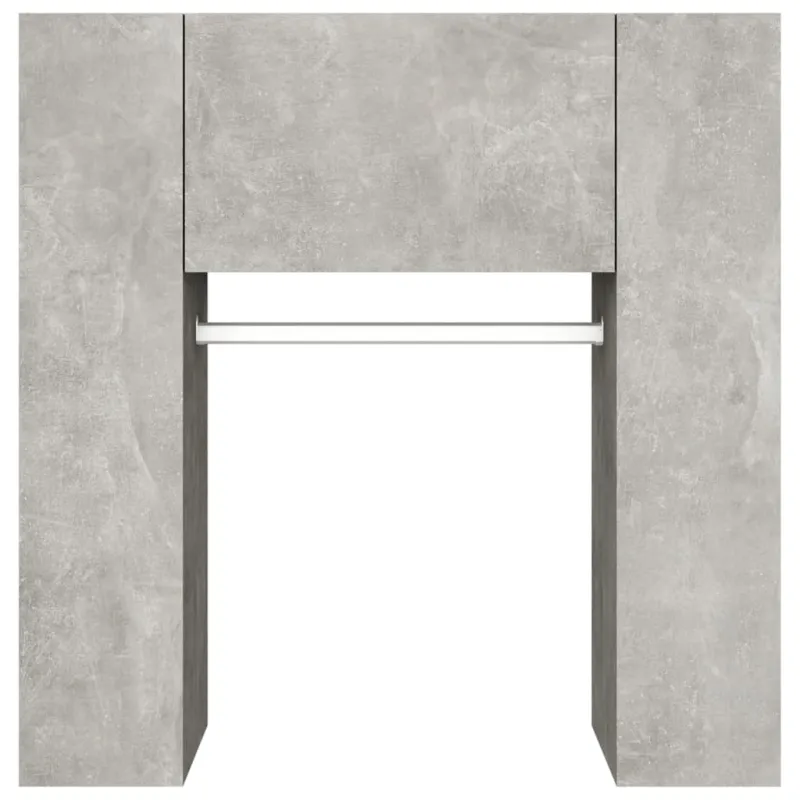 Koridoriaus spintelė, betono pilka, 97,5x37x99cm, mediena