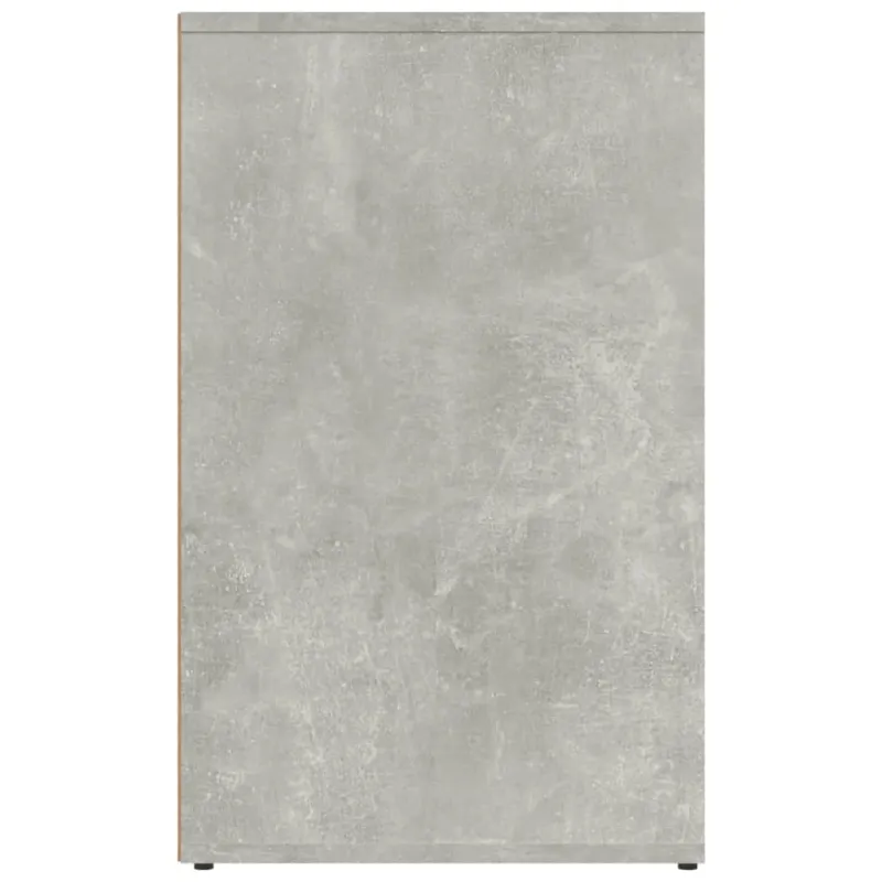 Kosmetinė spintelė, betono pilka, 80x40x65cm, apdirbta mediena
