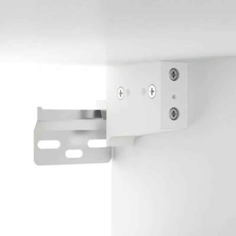 Veidrodinė spintelė su LED apšvietimu, balta, 70x16,5x60cm