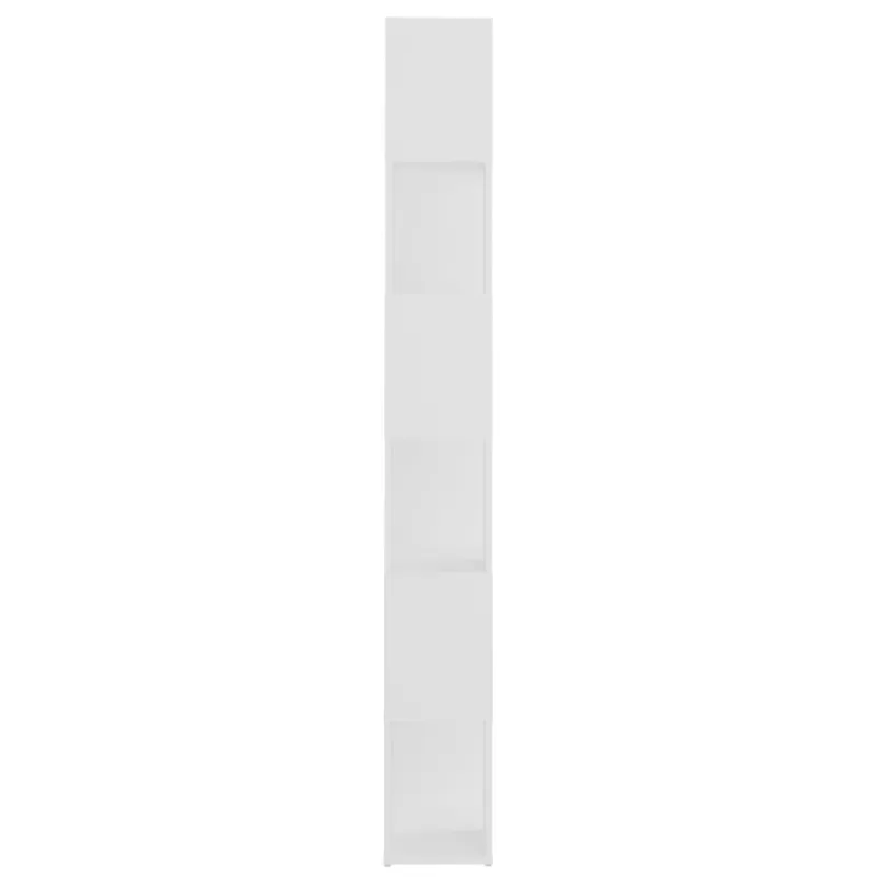 Spintelė knygoms/kambario pertvara, balta, 60x24x186cm