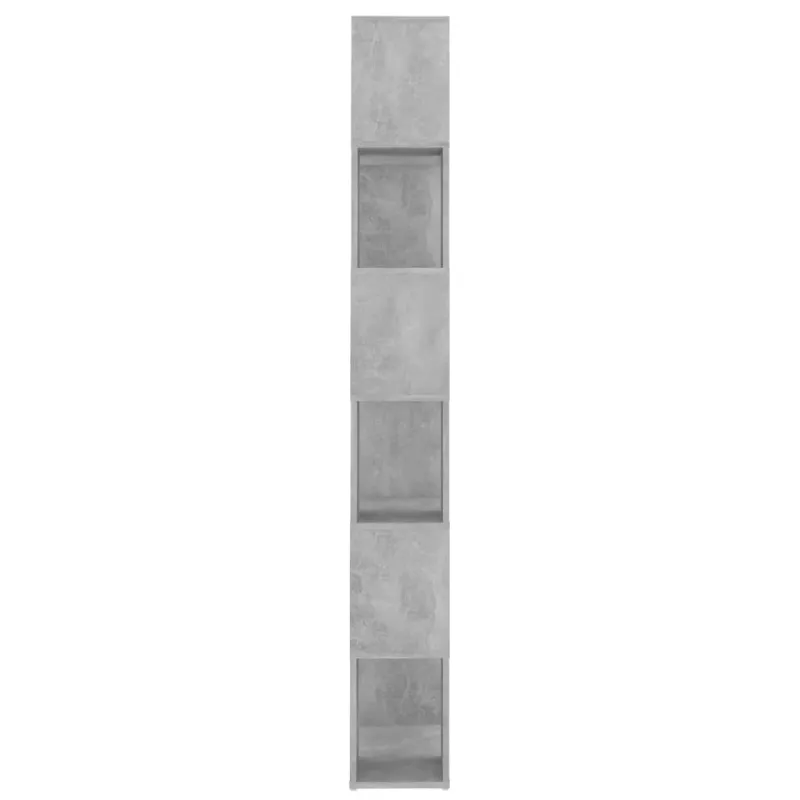 Spintelė knygoms/kambario pertvara, pilka, 60x24x186cm, MDP