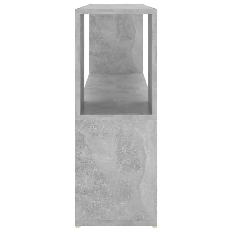 Spintelė knygoms, betono pilka, 100x24x63cm, apdirbta mediena