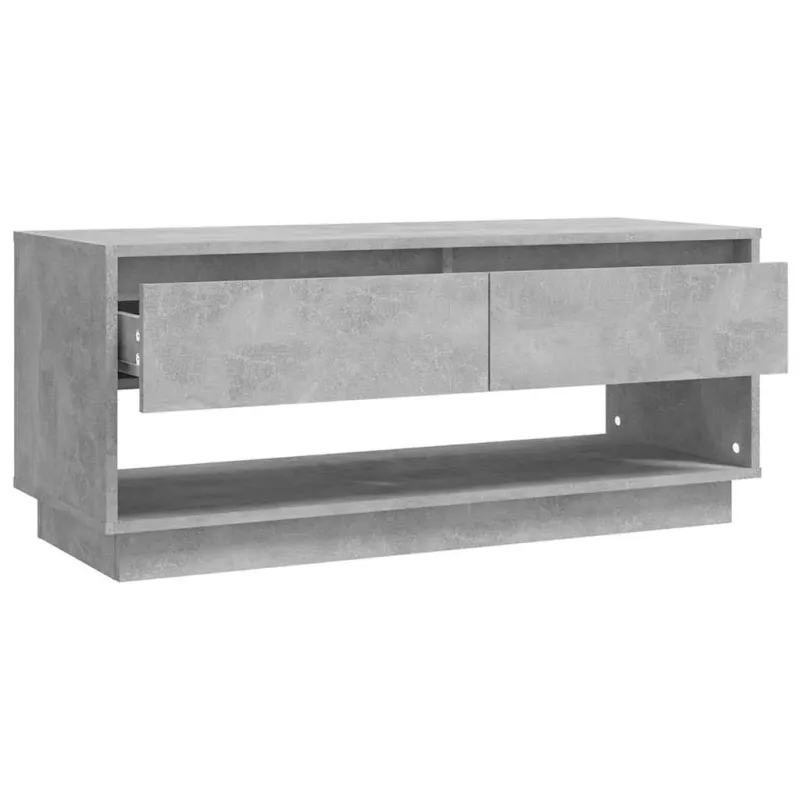 Televizoriaus spintelė, betono, 102x41x44cm, apdirbta mediena
