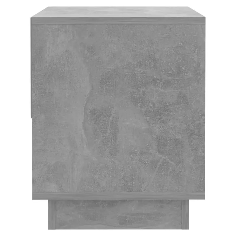 Naktinės spintelės, 2vnt., betono, 45x34x44cm, apdirbta mediena