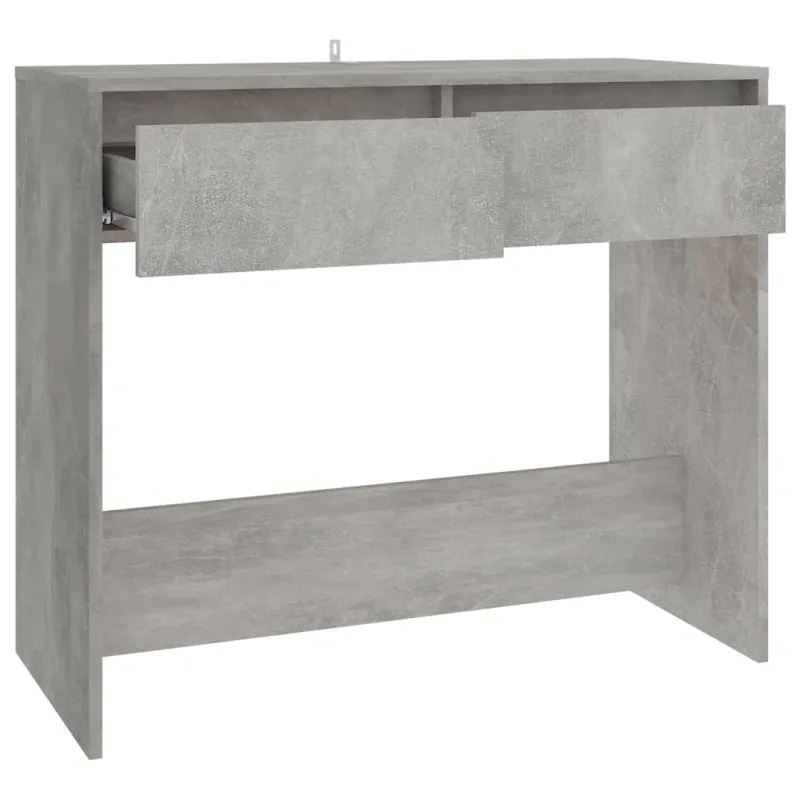 Konsolinis staliukas, betono, 89x41x76,5cm, apdirbta mediena