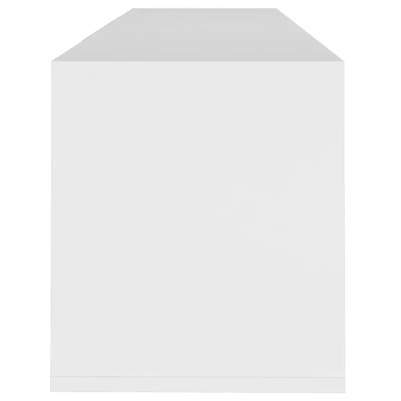 Televizoriaus spintelė, balta, 120x30x40,5 cm, apdirbta mediena
