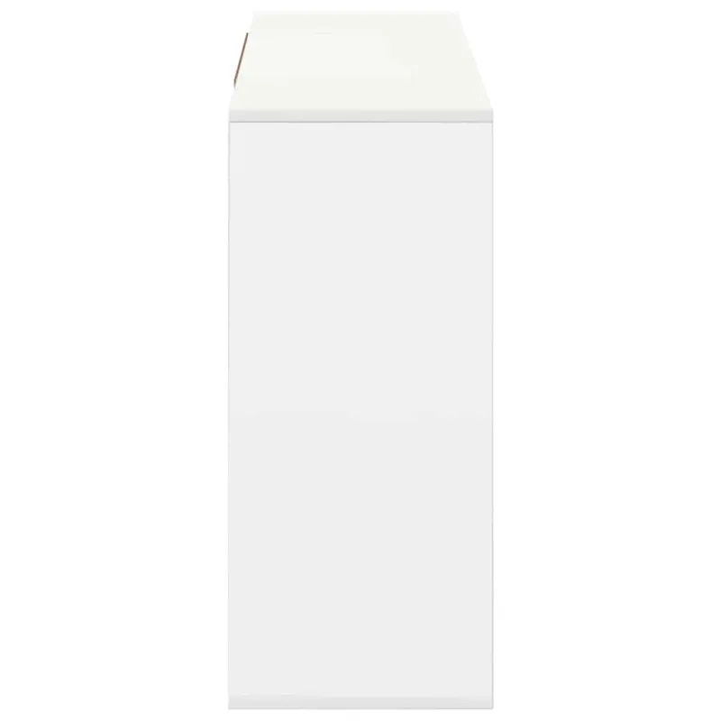 Šoninė spintelė, baltos spalvos, 120x30x75cm, apdirbta mediena