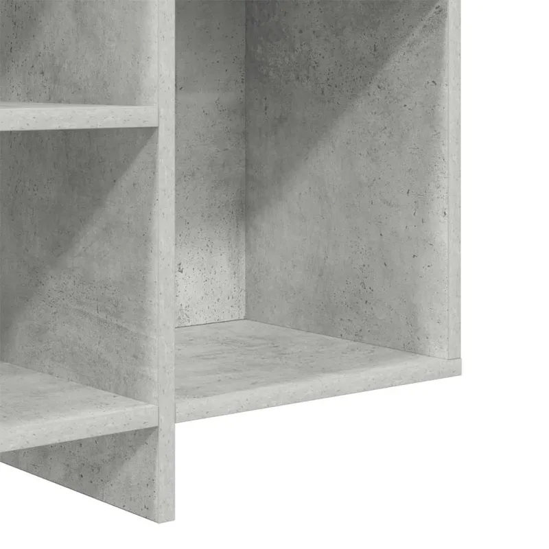 Šoninė spintelė, betono pilka, 120x30x75cm, apdirbta mediena