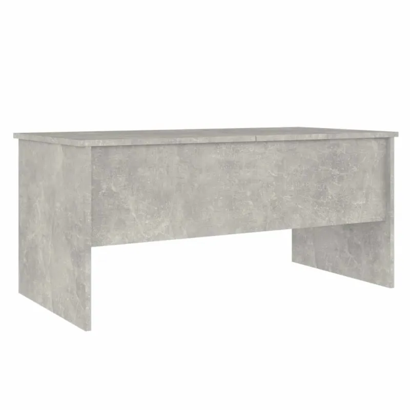 Kavos staliukas, betono pilkas, 102x50,5x46,5cm, mediena