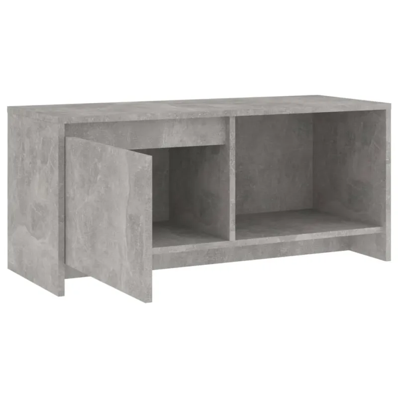 Televizoriaus spintelė, betono, 90x35x40cm, apdirbta mediena