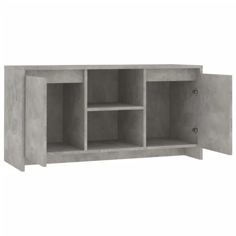 Televizoriaus spintelė, betono, 102x37,5x52,5cm, mediena