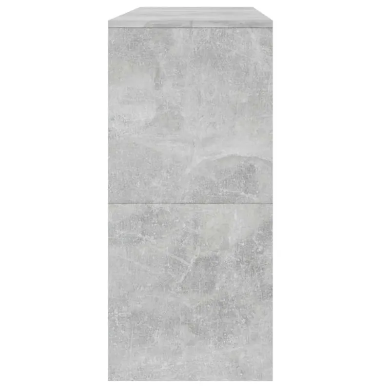 Konsolinis staliukas, betono, 100x35x76,5cm, apdirbta mediena