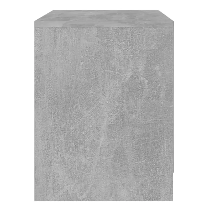 Naktinė spintelė, betono pilkos spalvos, 45x34,5x44,5cm, MDP