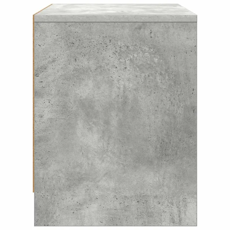 Naktinė spintelė, betono pilka, 45x34x44,5cm, apdirbta mediena