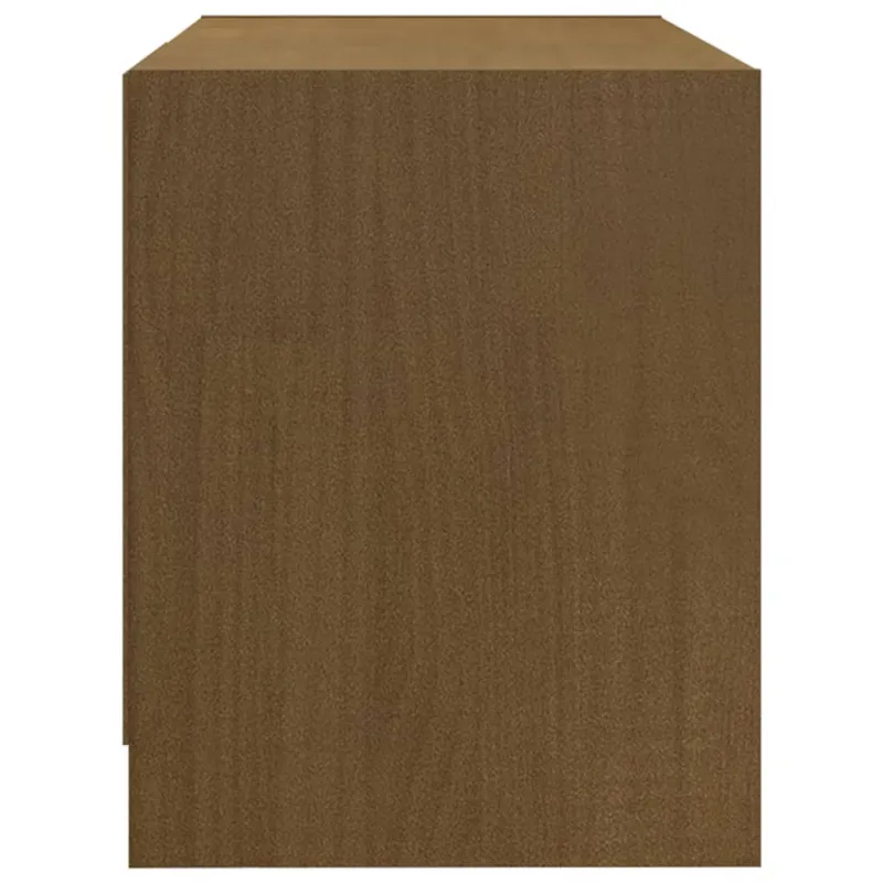 Televizoriaus spintelė, medaus ruda, 80x31x39cm, pušies masyvas