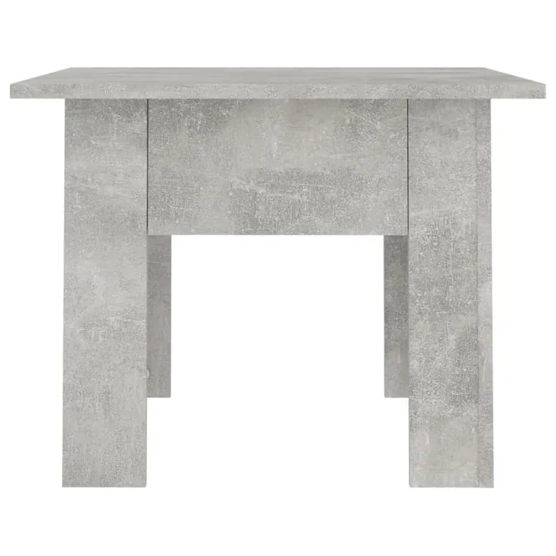 Kavos staliukas, betono pilkos spalvos, 55x55x42 cm, MDP